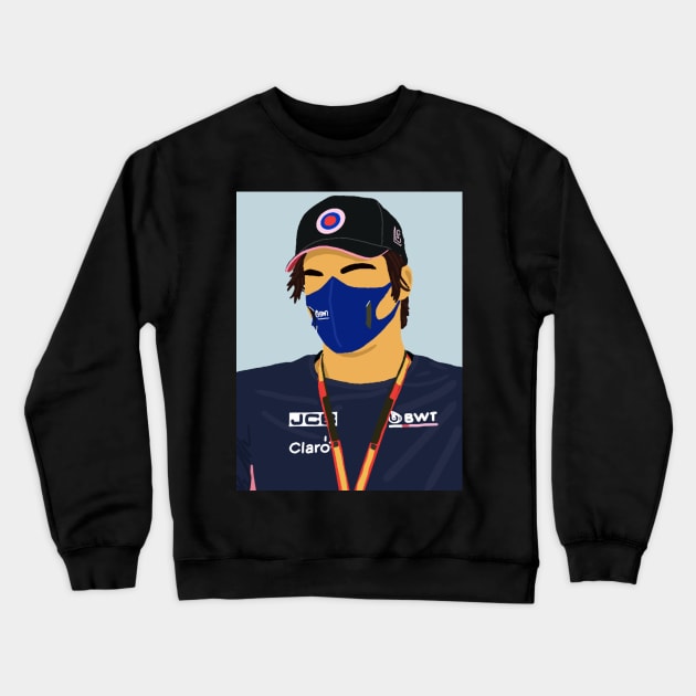 Lance Stroll at the 70th Anniversary Grand Prix at Silverstone Crewneck Sweatshirt by royaldutchness